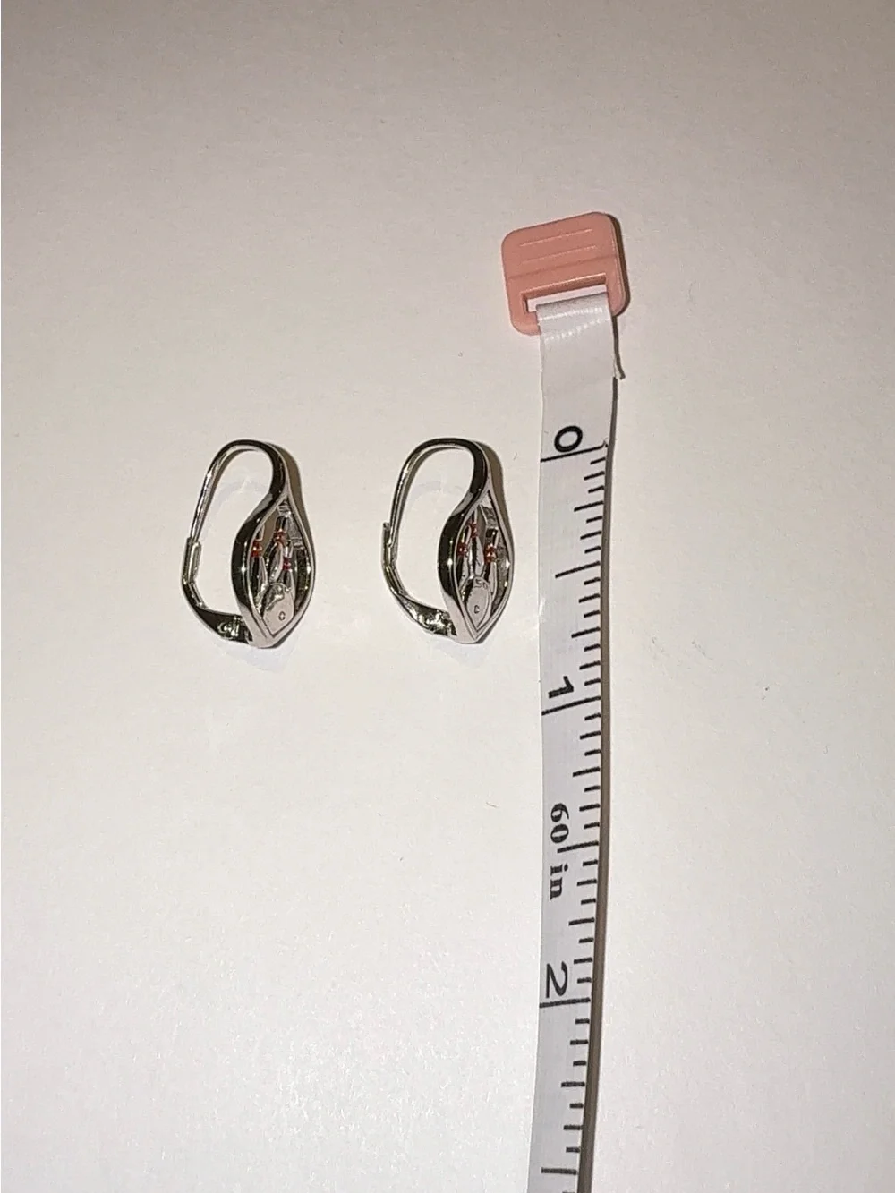925 Sterling Silver Bowling Pin and Ball Earrings Huggies with Zirconia